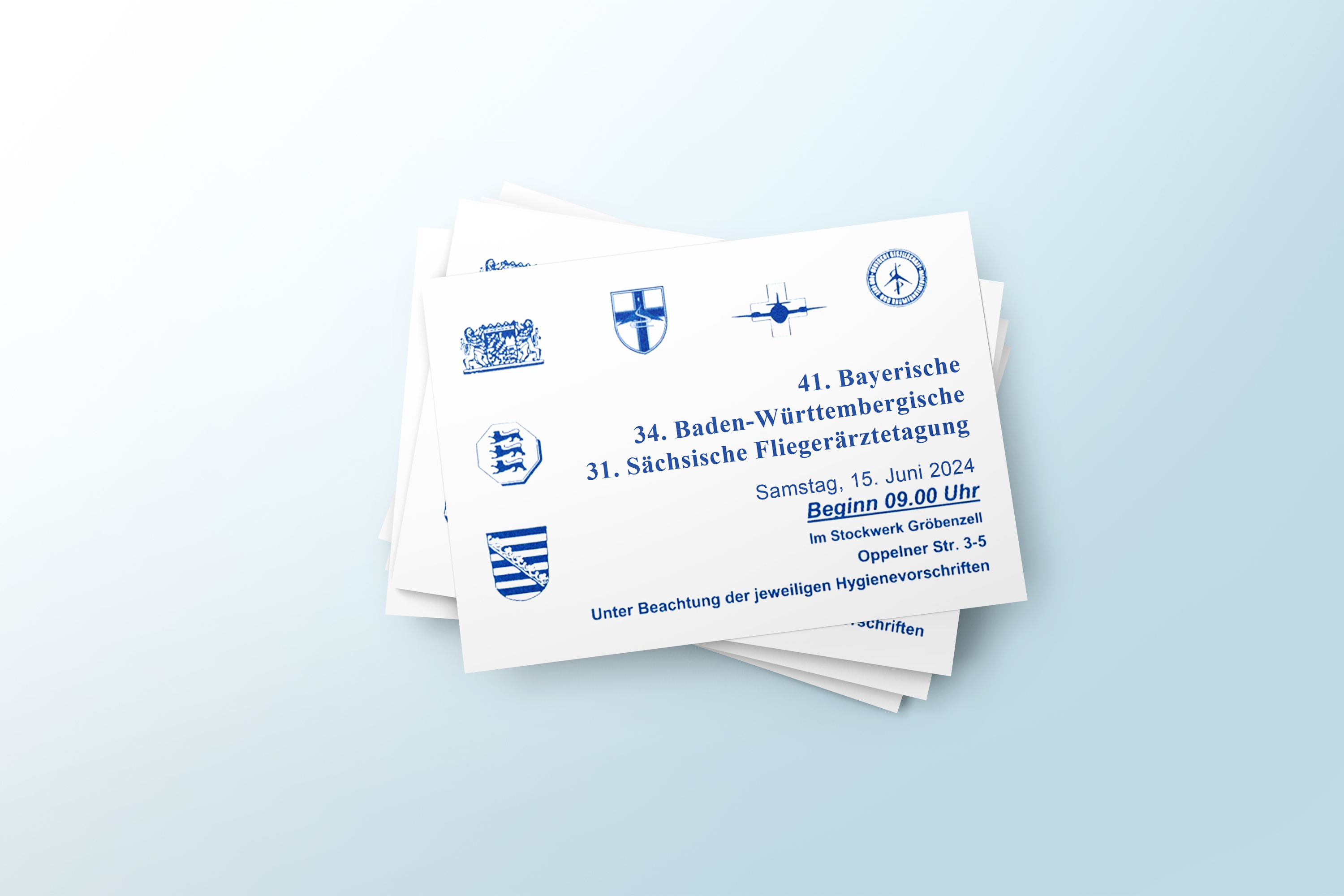 41. Bayerische, 34. Baden-Württembergische und 31. Sächsische Fliegerärztetagung 2024